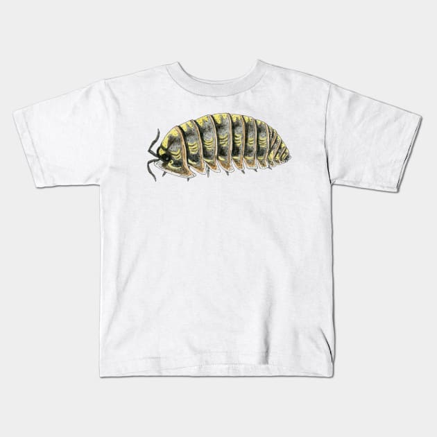 Armadillidium Versicolor- "Ukraine" locality Kids T-Shirt by paintedpansy